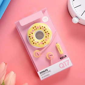 Tai Nghe Nhét Tai Máy Tính Bánh Donut Ngọt Ngào Dễ Thương