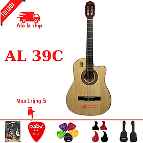 Đàn Guitar Classic  AL 39C + Tặng Kèm Bộ Phụ Kiện 3 Món