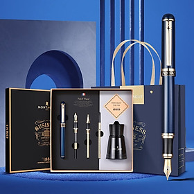 Quà tặng bút ký Pháp Luxury Montagut Versailes MIỄN PHÍ KHẮC TÊN 2002 mựcxanh tặng thầy cô VIP B204