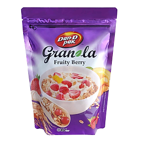 Hạt ngũ cốc Granola trái cây dinh dưỡng buổi sáng, cung cấp năng lượng 40g, 350g và 600g Dan D Pak