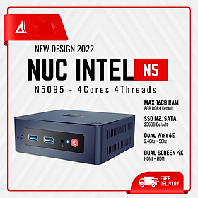 Máy tính để bàn PC Gaming NUC INTEL BN5095 Gen 11th