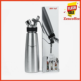 Bình xịt kem Mosa inox 0.5L - Hàng Nhập Khẩu 100%