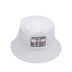 Nón bucket thêu chữ IT SO NICE - mũ tai bèo Ulzzang phong cách, cá tính Unisex nam nữ