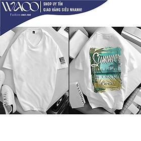 Áo Thun Nam, Có Bigsize Từ S Đến 8XL, Vải Cotton Cao Cấp, Mặc Mịn Thoáng Mát - Thời Trang Waoo, Mẫu ATNN271