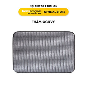 Mua Thảm Chùi Chân OGILVY Có Mặt Sau Chống Trượt Kích Thước 60 x 41.5 x 1 5 cm  | Index Living Mall | Nhập Khẩu Thái Lan