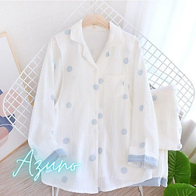 Bộ Đồ Bầu Và Sau Sinh Cao Cấp Azuno BZ185 Chất Liệu Đũi Xốp Cao Cấp Mặc Hè Mát