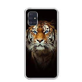 Ốp lưng điện thoại Samsung Galaxy A51 - Silicon dẻo - 0300 TIGER03 - Hàng Chính Hãng