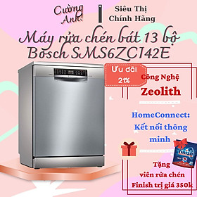 Mua Máy Rửa Chén Bát Độc Lập Bosch SMS6ZCI42E có chức năng Home Connect - Hàng Chính Hãng