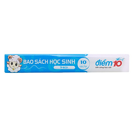 Túi 10 Bìa Bao Sách Thiên Long TP-BC01 - Không In