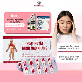 Hoạt huyết Minh Não Khang (Hộp 3 vỉ x 10 viên)