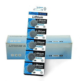 Mua Vỉ Pin cúc áo CR2032 Lithium 3V dùng cho các thiết bị điện tử (vỉ 5 viên)