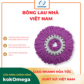 Mua Bông Lau Nhà 360 Độ kokOmega Việt Nam ( Kích Thước Vòng 16cm)