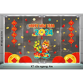 Mua DECAL TRANG TRÍ TẾT 2024 CHO CỬA HÀNG ĐIỆN THOẠI