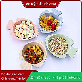 Mua Bát ăn  lúa mạch hình cá cho bé