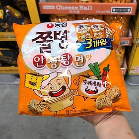 Nongshim Jjolbyeong Snack Anseongtang Noodle Flavor 77g X 3ea
