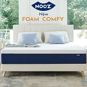 Nệm Foam Comfy 25cm NOOZ Home Goods Mattress Tiêu Chuẩn CertiPUR-US Ruột Đệm Cao Su Non Hỗ Trợ Nâng Đỡ Vỏ Đệm Tencel