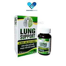 Bổ phổi LUNG SUPPORT tăng cường chức năng phổi