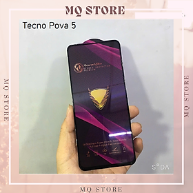 Kính cường lực cho Tecno Pova 5 full màn hình OG cao cấp ( hàng chính hãng)