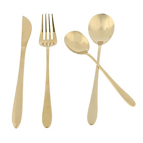 Flatware Silverware Tableware Set Spoon Fork Table-Knife Stainless Steel High Quality and Safe