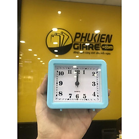 Mua Đồng Hồ Kim Để Bàn Mini Hình Vuông Có Báo Thức Siêu Cute