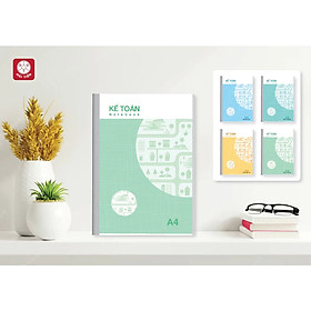 Lốc 5 sổ kế toán tổng hợp khổ A4 Hải Tiến 3033 / 3040 / 3576 dòng kẻ ngang