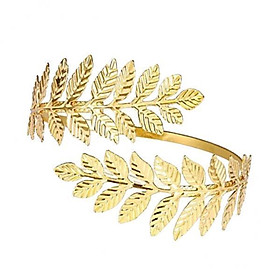 3-6pack Swirl Leaf Shape Upper Arm Cuff Armlet Armband Bangle Bracelet Golden