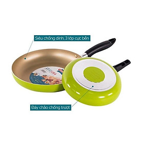 Mua chảo cặp sunhouse size 18 và 24cm