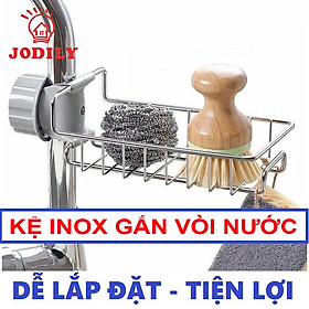  Kệ, Giá Inox Gắn Vòi Nước Đựng Nước Rửa Chén Và Bối Rửa Chén Jodily