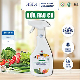 Bình Xịt Diệt Khuẩn Dành Cho Rau, Củ, Quả - Asfa Fruit & Vegetable Wash 500ml_Thương Hiệu Đến Từ Nhật Bản