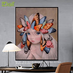 Mua Tranh treo tường tự tô màu số hóa DALI Tranh Nàng thơ T007