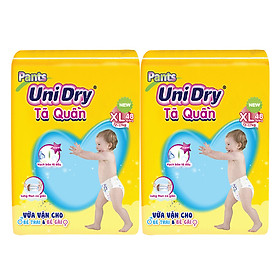 Combo 2 Tã Quần UniDry Gói Cực Đại XL48 (48 Miếng)