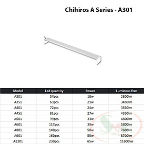 Đèn led Chihiros A 30, 35, 40, 45, 50, 60, 80, 90, 120 cm series A1 quang phổ bể thủy sinh cá tép bán cạn