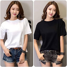 Áo thun nữ tay lỡ chất cotton cực dày đẹp