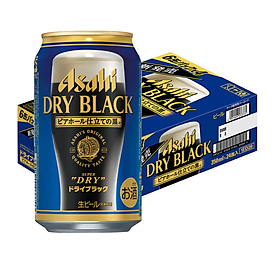 Bia Asahi Đen Superdry Dry Black 350ml
