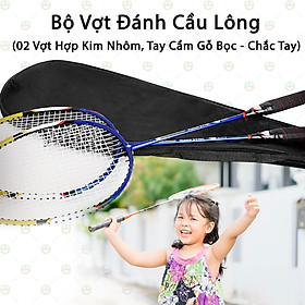 (Khỏe - Vui) Bộ Vợt Đánh Cầu Lông KhoNCC Hàng Chính Hãng - Cùng Thể Thao Tăng Cường Sức Khỏe - Vui Tươi - Gắn Kết -  KLM-VDCL