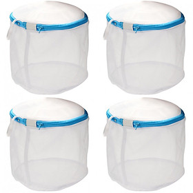 Combo: 4 Túi Lưới 2 Lớp Giặt Đồ Lót Ánh dương AD8345 15 x 15 cm Tặng kèm Bông tắm trị giá 20.000đ