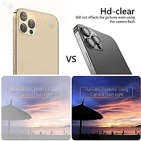 Bộ dán cường lực bảo vệ camera dành cho Iphone 15 pro/ 15 Pro Max hiệu KUZOOM mang lại khả năng chụp hình sắc nét full HD (độ cứng 9H, chống trầy, chống chụi & vân tay, bảo vệ toàn diện) - Hàng chính hãng