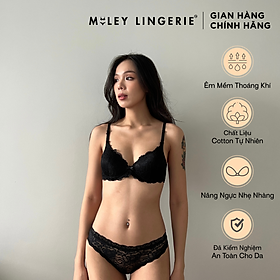 Bộ Áo Ngực Và Quần Lót Nữ Ren Không Gọng Miley Lingerie BRL_FLS_03