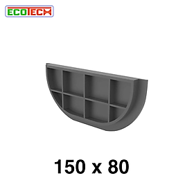 Mua Cặp phụ kiện nắp cuối cho cống thoát nước lắp ghép: Có kích thước 100x55  150x80  150x135  150x190  220x200