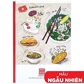 Vở Pupil Traditional Food - Kẻ Ngang 80 Trang - Hồng Hà 1102 (Mẫu Màu Giao Ngẫu Nhiên)