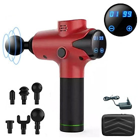 Máy Massage Cầm Tay Đa Năng Cao Cấp - Máy Mát Xa Không Dây Toàn Thân Pin 2400 mAH- 6 Đầu, 20 Chế Độ Rung - Hỗ Trợ Lưu Thông Máu, Mát Xa Chuyên Sâu Giảm Đau Nhức Cơ, Cứng Khớp, Căng Cơ - Hãng Chính Hãng.