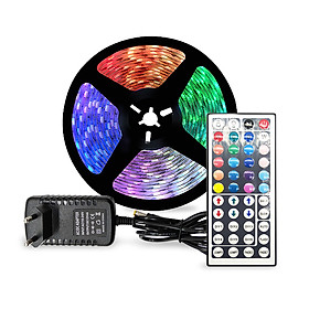 Cuộn Đèn LED Trang Trí Quấn Cây RGB Chống Nước, Dài 5M Kèm Remote 44 Phím