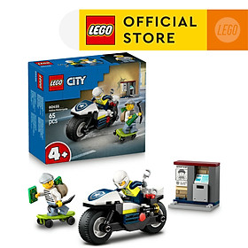 LEGO CITY 60455 Đồ Chơi Lắp Ráp Cuộc Đua Truy Bắt Cướp (65 chi tiết)