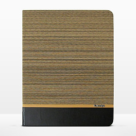 Bao da iPad Gen 5 / iPad 9.7 2017 Kaku dòng Brown vân vải - Hàng Nhập Khẩu
