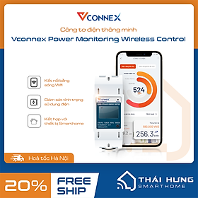 Mua Thiết bị giám sát tiêu thụ điện năng thông minh Vconnex  kết nối app có chứng chỉ đo lường 