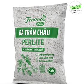 Đá Perlite - Đá trân châu trồng cây FICOCO - Size nhỏ - Cực phẩm cho sen đá và xương rồng