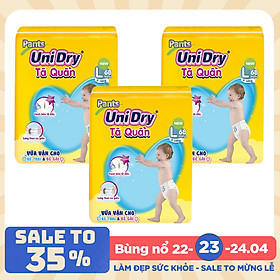 Combo 3 Tã Quần Unidry Ultra Jumbo L68 (68 Miếng)