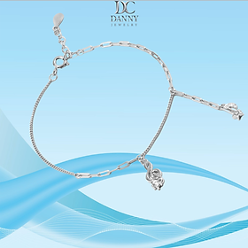 Lắc Tay Danny Jewelry Bạc 925 Xi Rhodium Hoạ tiết Nốt nhạc LACY310