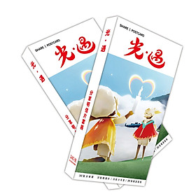 Hộp ảnh postcard SKY CHILDREN OF THE LIGHT mẫu mới 340 ảnh game