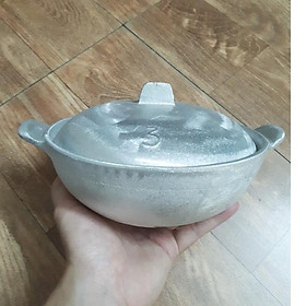 Nồi gang đúc kho thịt cá 18cm ( số 3 )